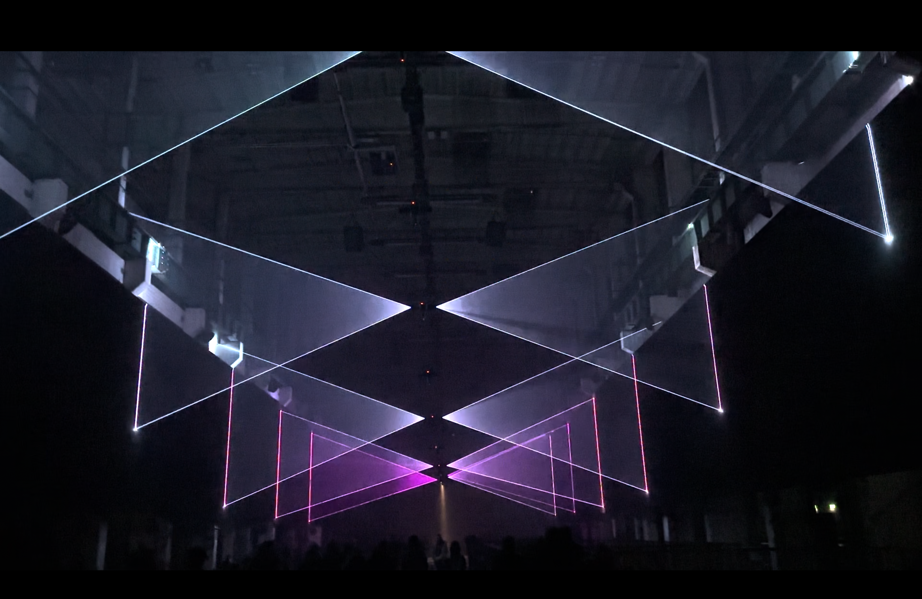 Wavelights LED light installation at a live event